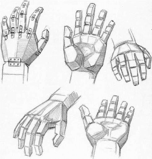 Блочные формы руки